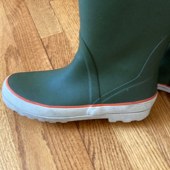 J. Crew Green and White Waterproof Rain & Snow Boots - Picture 4 of 13